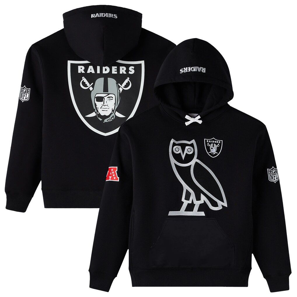 Men 2026 NFL Oakland Raiders hoodie black 05->oakland raiders->NFL Jersey